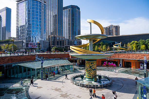 Chengdu Tianfu Square (天府广场) is a central and iconic public space located in the heart of Chengdu, the capital city of Sichuan Province, China. It's one of the city's most prominent landmarks and a hub for both locals and tourists. The square is named after the \