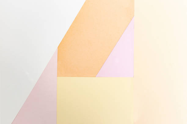 istock colorful bohemian pastel colors, cardboard sheets overlapping , design element flat lay close up 2205846192