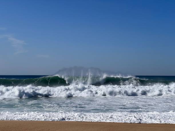 istock Nazare waves, Portugal 2205847645