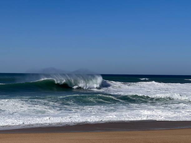 istock Nazare waves, Portugal 2205847646