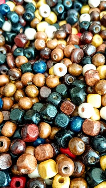 istock A bunch of wooden beads 2205852305