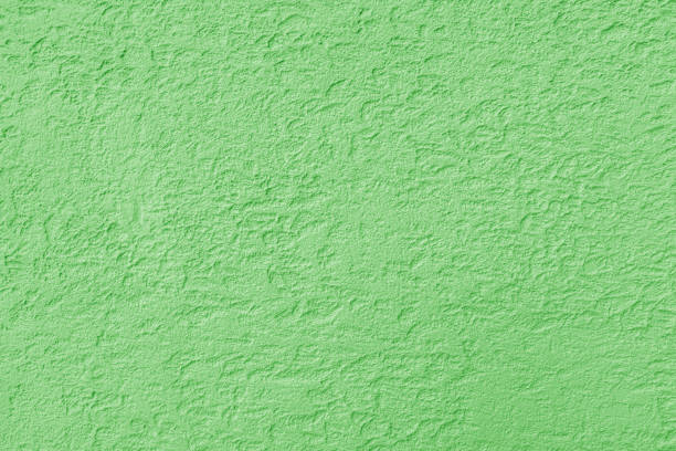 Texture of green rough plaster. Abstract design background.