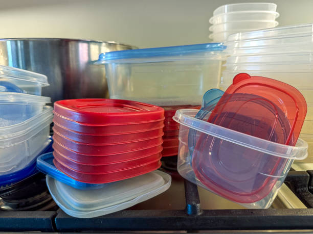 istock Reusable Plastic Food Containers - Unhealthy 2205859324