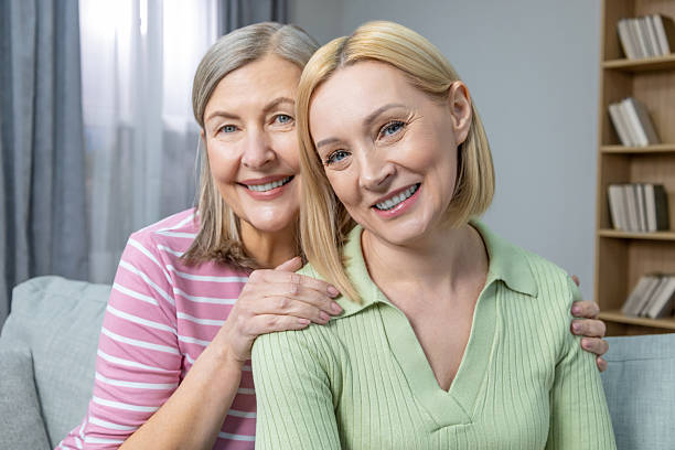 istock Two friends spending time together and feeling peaceful 2205868886