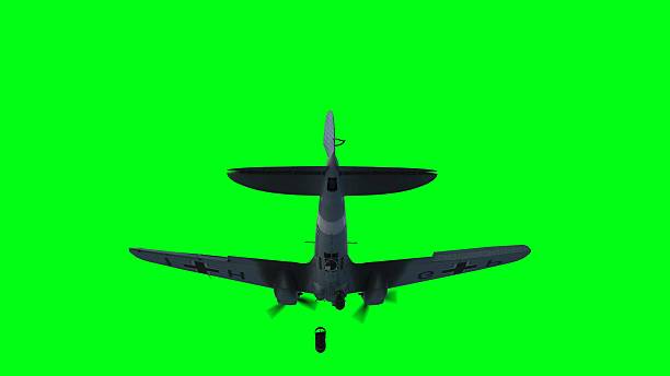 istock Heinkel He 111. German airliner and medium bomber. World War II. Green screen isolate. 3d rendering. 2205874520