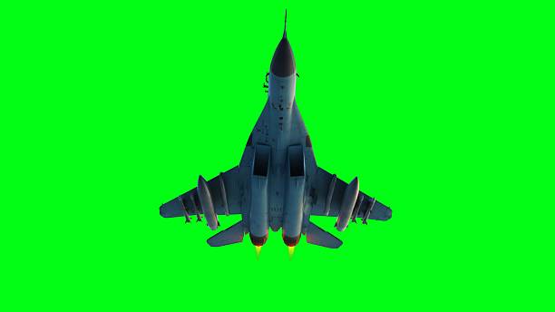 Militar aircraft flying over the sky.