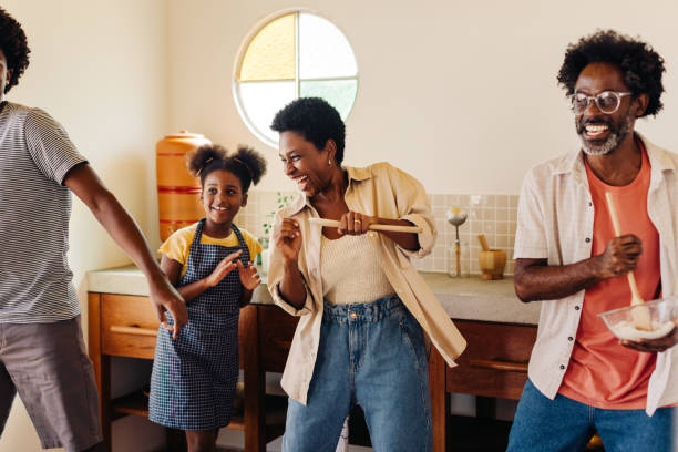 istock Family fun in the kitchen: Bonding and laughter while baking together 2205878504
