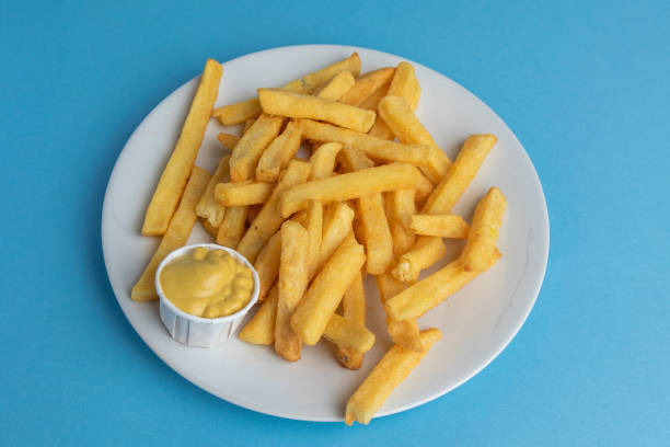 istock A Plate of Fries and Sauce 2205880406