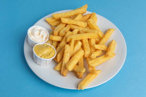 istock A Plate of Fries and Sauce 2205880512