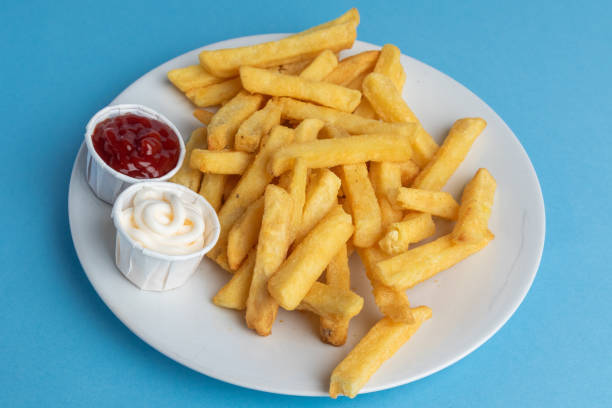 istock A Plate of Fries and Sauce 2205880701