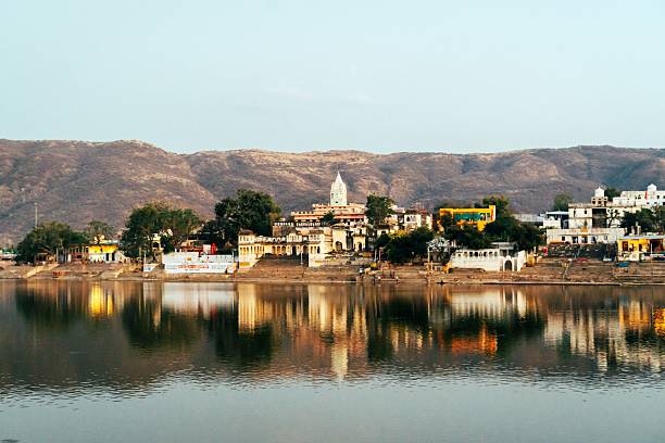 istock Pushkar Lake and architecture in Rajasthan. 2205882279