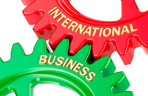 istock International Business concept with colored gearwheels. 3D rendering 2205883685