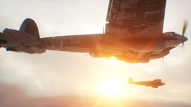 istock Heinkel He 111. German airliner and medium bomber. World War II. 3d rendering. 2205884365