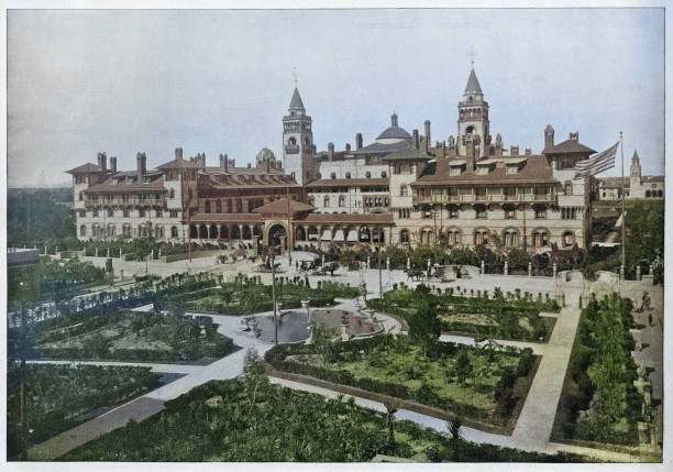 Ponce de Leon, St Augustine, Florida, 1890s, 19th Century Vintage photograph