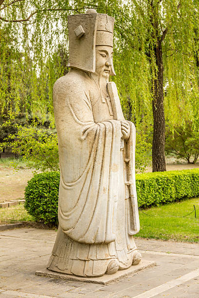 istock Warrior statue in the Ming Tombs, Beijing, China 2205887653