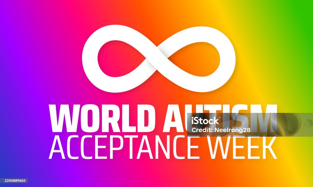 Autism Week Design World Autism Acceptance Week Background Banner Or Poster Design ...
