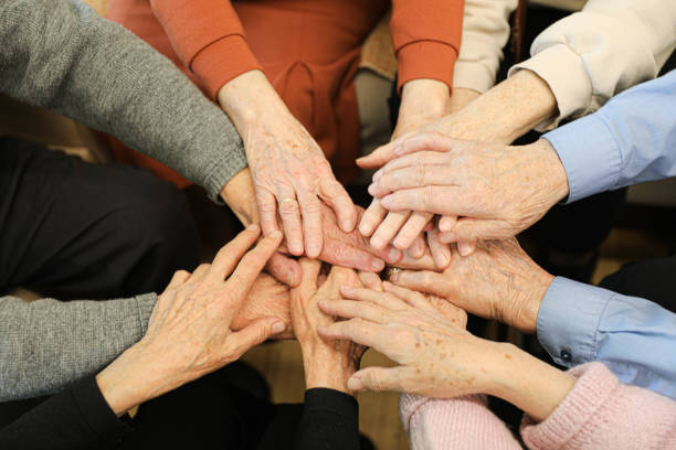 istock Close-Up of Elderly Hands in a Nursing Home 2205898753