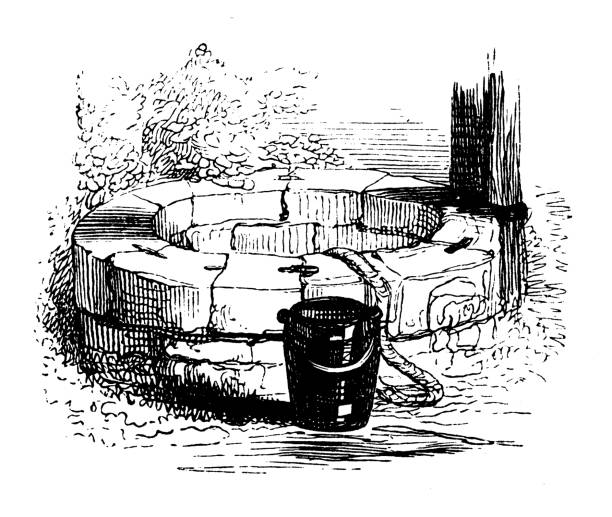 Gulliver's Travels by Jonathan Swift, antique illustration by Granville and others, Travel to Lilliput, Brobdingnag, Laputa, Houyhnhnms (1856)