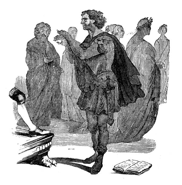 istock Gulliver's Travels by Jonathan Swift, antique illustration (1856) 2205898959