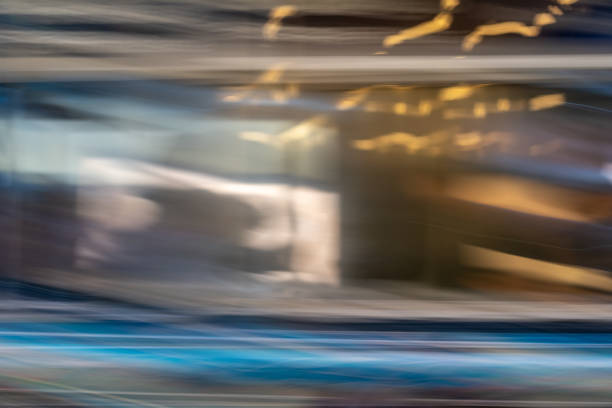 Urban Transportation background image of passing bus in long exposure in Colombo Sri Lanka.