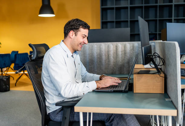 istock Man working on a laptop in the office 2205905098