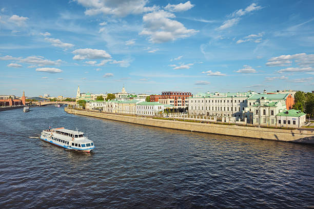 istock Navigation on the Moscow river. 2205905707
