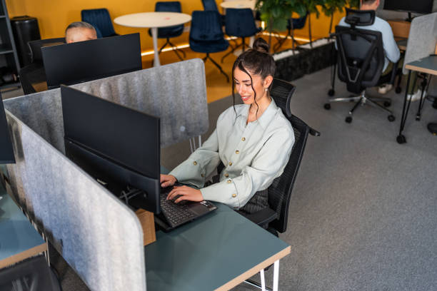 istock Woman working on a laptop in the office 2205907360