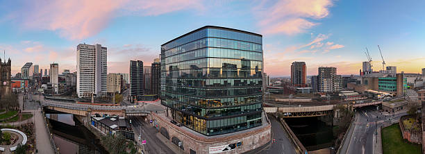 Manchester and Salford at Sunrise.