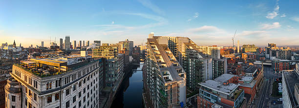 istock Manchester Cityscape over River irwell 2205907734