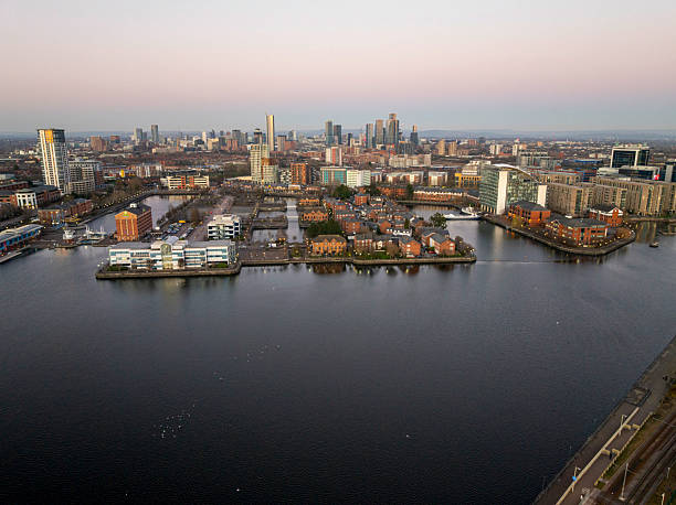 istock Salford Quays at Twilight. 2205908762