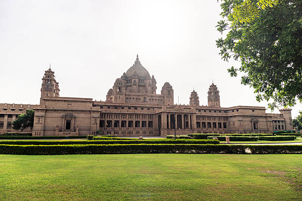 istock Umaid Bhawan Palace, designed by Henry Vaughan Lanchester, seamlessly blends Western technology with Indian architecture. 2205912089