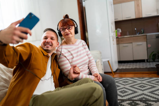 istock Let's watch TV together 2205943888
