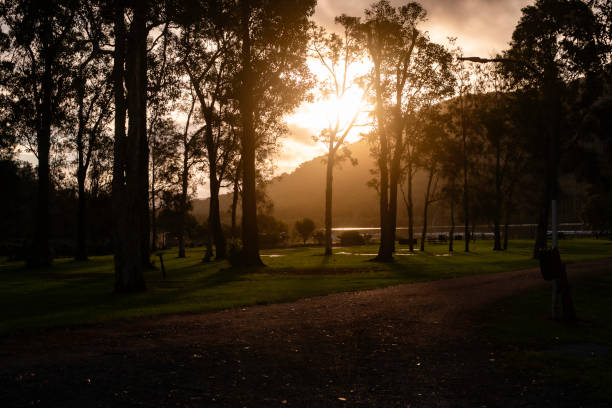 istock Sunset over the Camden Inlet 2205946972