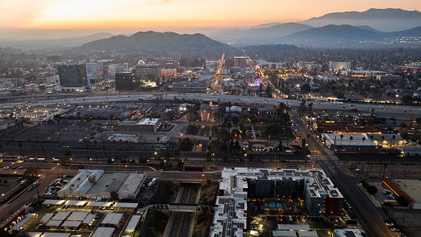 istock Downtown Riverside California Twilight Aerial 2205947754