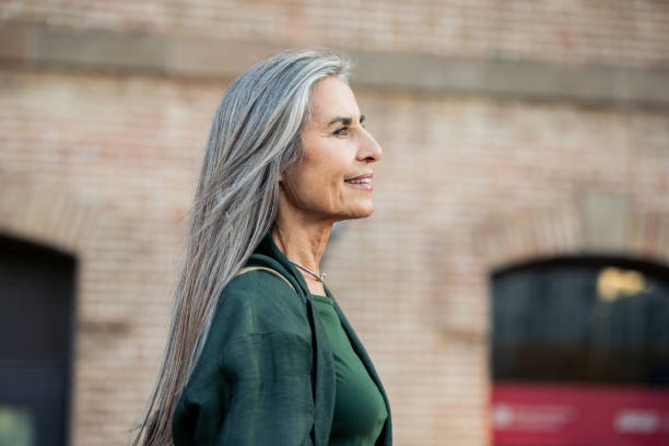 istock Beautiful mature woman captured during her vacation 2205952622