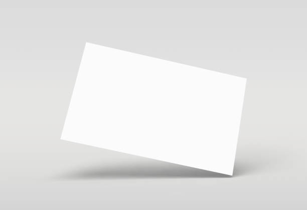 istock Business card mockup isolated on white background 2205952931