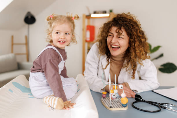istock Building a trusting relationship with a little patient 2205976301