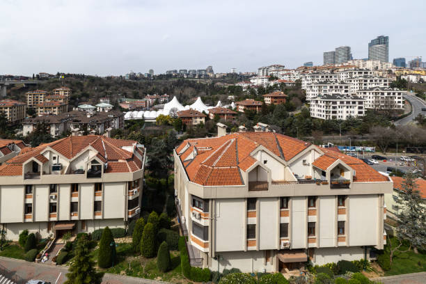 istock Luxury Residential Area in Istanbul with a Scenic View 2205980657