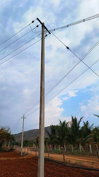 istock Utility poles and power lines 2205988057