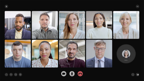 istock Business people meeting over conference call 2205989811