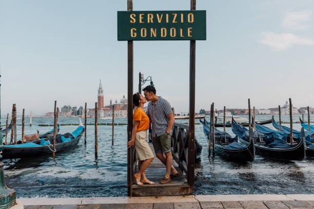 istock Couple in Love visiting Venice - Italy 2205994659