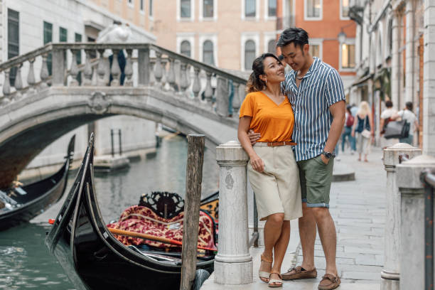 istock Couple in Love visiting Venice - Italy 2205994788