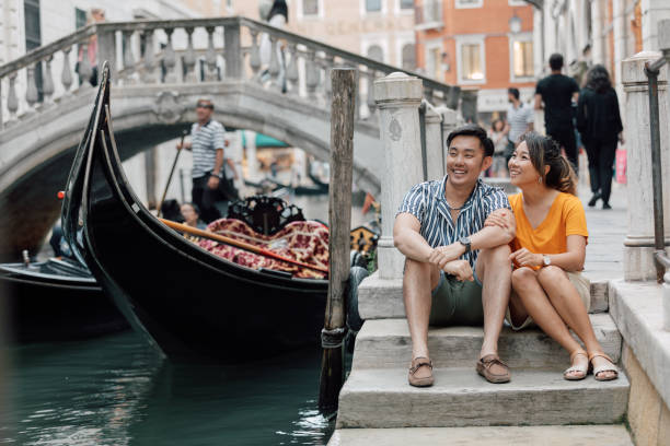 istock Couple in Love visiting Venice - Italy 2205994905