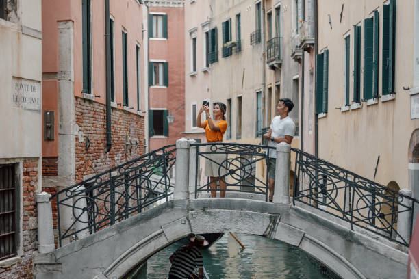 istock Couple in Love visiting Venice - Italy 2205995211