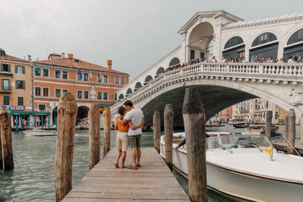 istock Couple in Love visiting Venice - Italy 2205995320