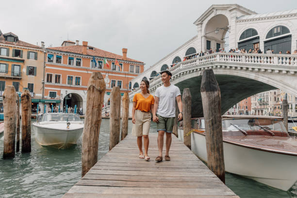 istock Couple in Love visiting Venice - Italy 2205995399