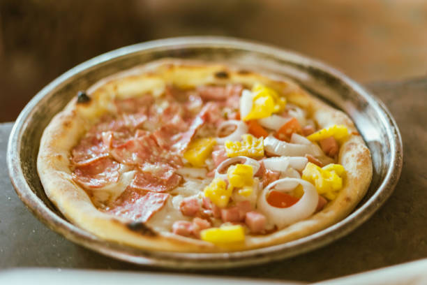 istock Close up homemade pizza 2206003120