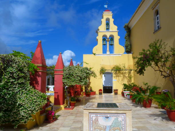 istock Paleokastritsa Monastery, Corfu Island, Ionian Islands, Greece 2206009613