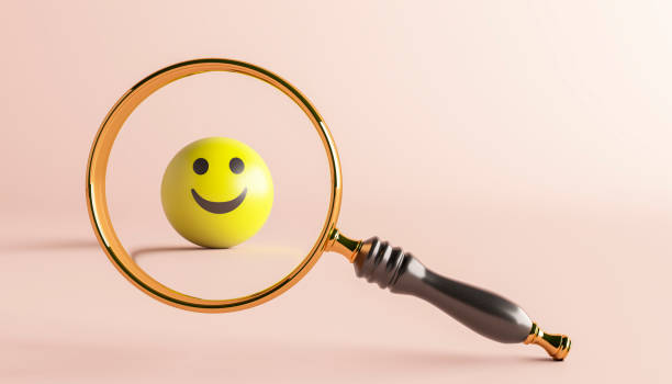 Yellow Happy Face stock photo