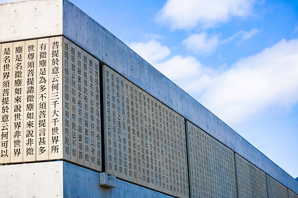 istock Words of wisdom, Diamond Sutra wall 2206014954